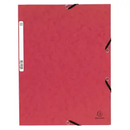 Elastomap glanskarton 355 3 klep rood 