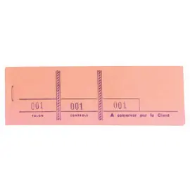 Nummerblokje gekleurd 4,5x15 100bl rood 