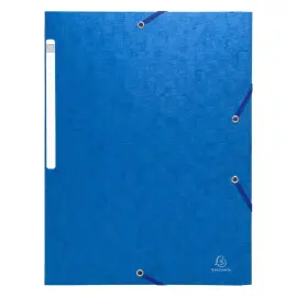 Elastomap glansk.600 Scotten 3klep blauw 