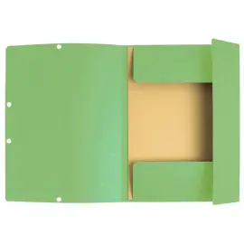 Elastomap glanskarton 400 3 klep groen 