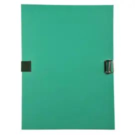 Map uitrekbare rug PP+klep riem groen 