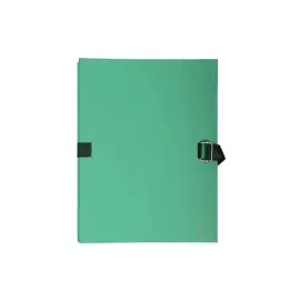Map uitrekbare rug+klep papier  li-groen 