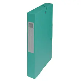 Klasseerdoos glansk. rug 40mm  A4 groen 