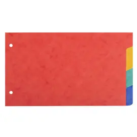 Tabblad recycl.karton 225g 125x200 4tabs 
