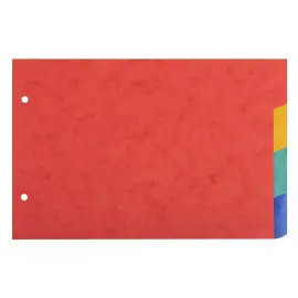 Tabblad recycl.karton 225g 148x250 4tabs 