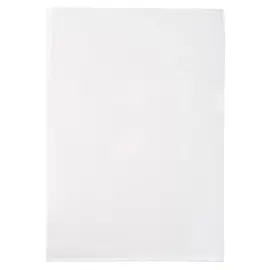 Zakje met 10 hoekhoezen van glad, hoogwaardig PVC 13/100e - A4 - Kristal - Exacompta 