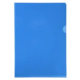 Kartonnen doos met 100 hoesjes, gladde PVC-hoek, hoge weerstand 13/100e - A4 - Assortimente kleuren - Exacompta 