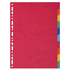 Tabbladen glanskarton 225g A4  10 tabs 