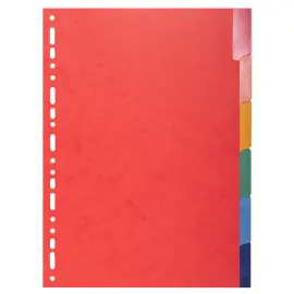 Tabbl. glanskarton 225g A4 verst.6 tabs 