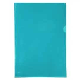 Kartonnen doos met 100 hoesjes met gladde PVC-hoek, hoge weerstand 13/100e - A4 - Groen - Exacompta 