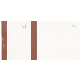 Tombolablok dub.nr 6,6x13,5 100bl Bis. 
