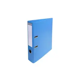 PVC exporthefter met hefboom A4, rug van 70 mm - Blauw - Exacompta 
