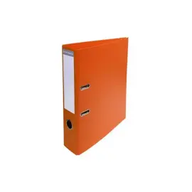 Exporthefter met hefboom PVC A4 rug van 70 mm - Oranje - Exacompta 