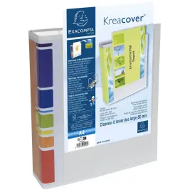 Ordner Kreacover Prem'Touch A4 80mm wit 