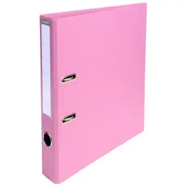 PVC hefboomordner A4 rug 50 mm - Roze - Exacompta 