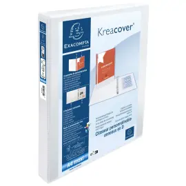Ringmap PP Kreacover  A4+ 2D-R 30mm wit 