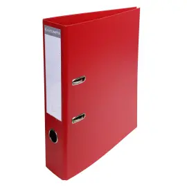 PVC A4 hefboomordner rug 70 mm - Rood - Exacompta 