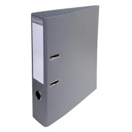 PVC hefboomordner A4 rug 70 mm - Donkergrijs - Exacompta 