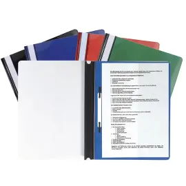 Snelhechtmappen Premium PVC A4 geass. 