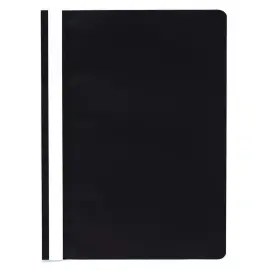 Snelhechtmappen standaard PP A4 zwart 