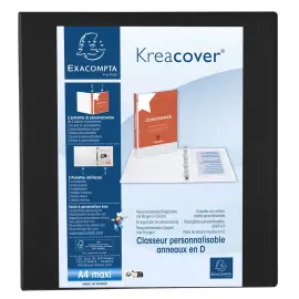 Ringmap PP Kreacover  A4+ 4D-R 60mm zw. 