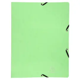 Elastomap met 2 ringen 15 mm Iderama - A4 - Anijs groen - Exacompta 