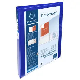 Ringmap PP Kreacover  A4+ 4D-R 15mm bl. 