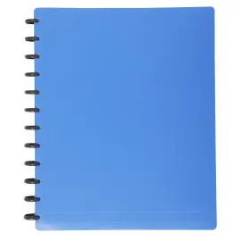 Afneembare documenthouder van halfhard polypropyleen, ondoorzichtig, 60 pagina's - A4 - Assortiment kleuren - Exacompta 
