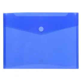 PK 5 Envelop tas klittenb. PP A4 blauw 