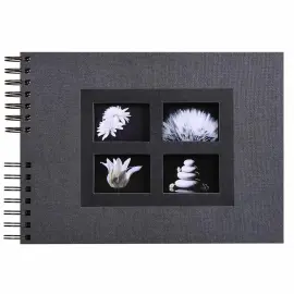 Fotoalb PASSION 32x22cm 50bl zwart 