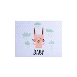 Fotoboek album 30 witte pagina's - Formaat 28,5 x 22 cm - BABY groen - Grijs - Exacompta 