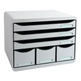 STORE-BOX MAXI 6 lades Office lichtgrijs 