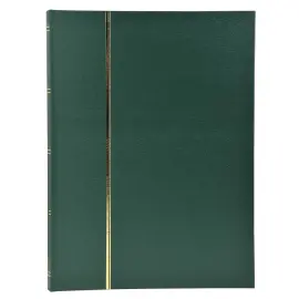 Postzegelalbum 48bl  22 ,5x30,5cm groen 
