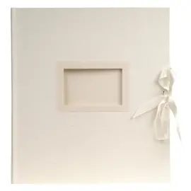 Fotoalbum boek 60 witte pagina's Kingsbridge - 29 x 32 cm - Ivoor - Exacompta 