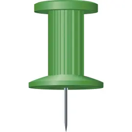 BTE 25 DUIMEN PUSH-PINS 10MM GROEN 