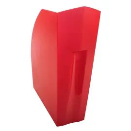 Tijdschriftenh. THE MAGAZINE rood/trans 