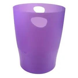 ECOBIN Papiermand 15L violet transparant 