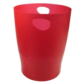 ECOBIN Papiermand 15L karmijnrood transp 