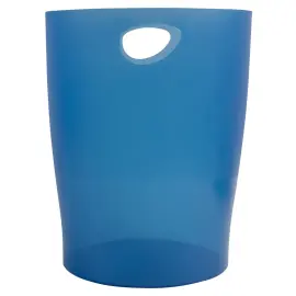 ECOBIN Papiermand 15L blauw transp 