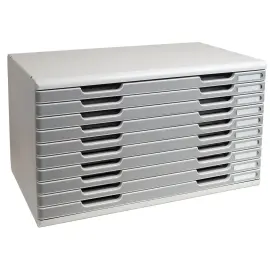 MODULO A3+ 10 laden lichtgrijs graniet 