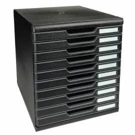 MODULO A4+ 10 lades ECOBlack zwart 
