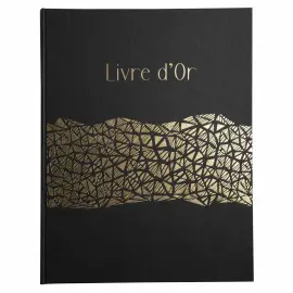 Gastenboek 100 pagina's goud 27 x 22 cm ARAMY - Exacompta 
