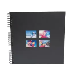 Alb spiraal 60p Zwart 32x32cm MILANO Zwart 