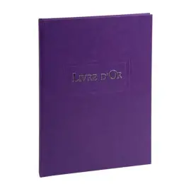 GOUDBOEK .1M. 297X210 PAARS 