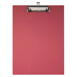 Papieren clipboard A4 rood 