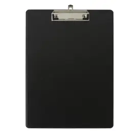 Klapblok met PP hoes A4 zwart 