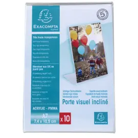 Set van 10 etikethouders 105x74 vertic 