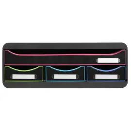 TOOLBOX MINI 4 lades zwart/arlequin/noir 