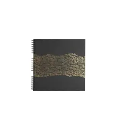 Spiraalalbum 60 pagina's zwart 32x32cm ARAMY 