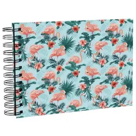 Album FLAMINGO - Spiraalbinding - 50 pagina's - 23 x 16 cm - Exacompta 